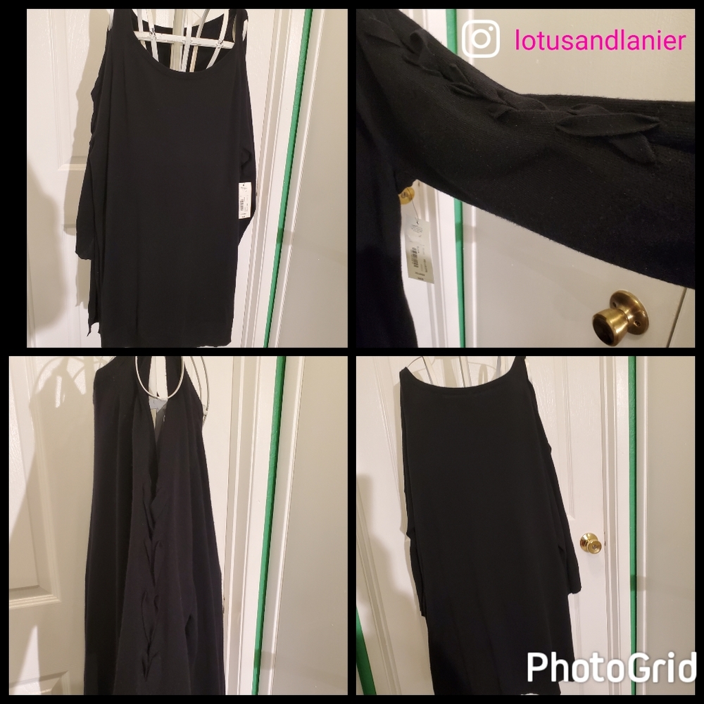 Bold Elements Sweater W/ Detail Sleeve Sz XXL